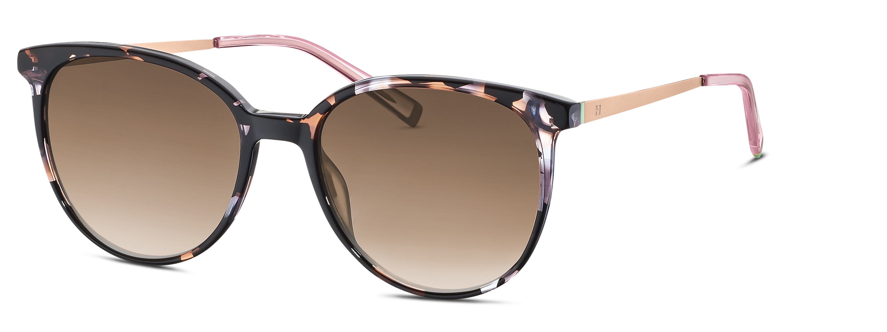 Sonnenbrille HUMPHREY´S EYEWEAR "HUMPHREY´S eyewear Sonnenbrille", Damen, Gr. onesize, braun (braun marmoriert), Sonnenbrillen Image