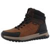 Winterboots ROMIKA, Herren, Gr. 41, braun (schwarz, braun), Lederimitat, casual, Schuhe, Schnürboots, Trekkingstiefel mit Reißverschluss