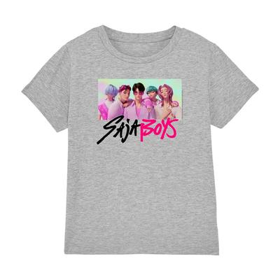 K-Pop Demon Hunters - T-Shirt für Kinder (Grau meliert) Image