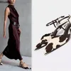Neue 2025, Damen-Sommer-High-Heels, One-Button-Riemen, Rosshaar, spitze Zehenkappe, Sandalen für Frauen, flacher Mund, leere Damenschuhe