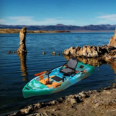2-Personen-3-modulares wasserdichtes Paddelantrieb-Kajak, Angeln und Outdoor-Sport, Top, Bootfahren, Surfen und touristisches Design