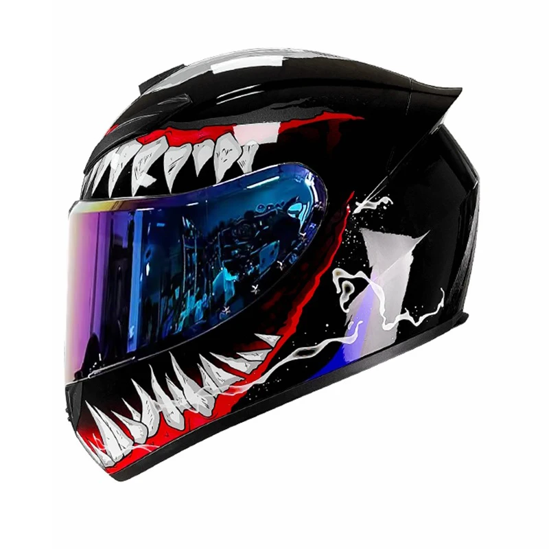 DOT Casco moto unisex Casco integrale Casco modulare di sicurezza Casco ribaltabile per esterni Casco Moto Capacetes Caschi