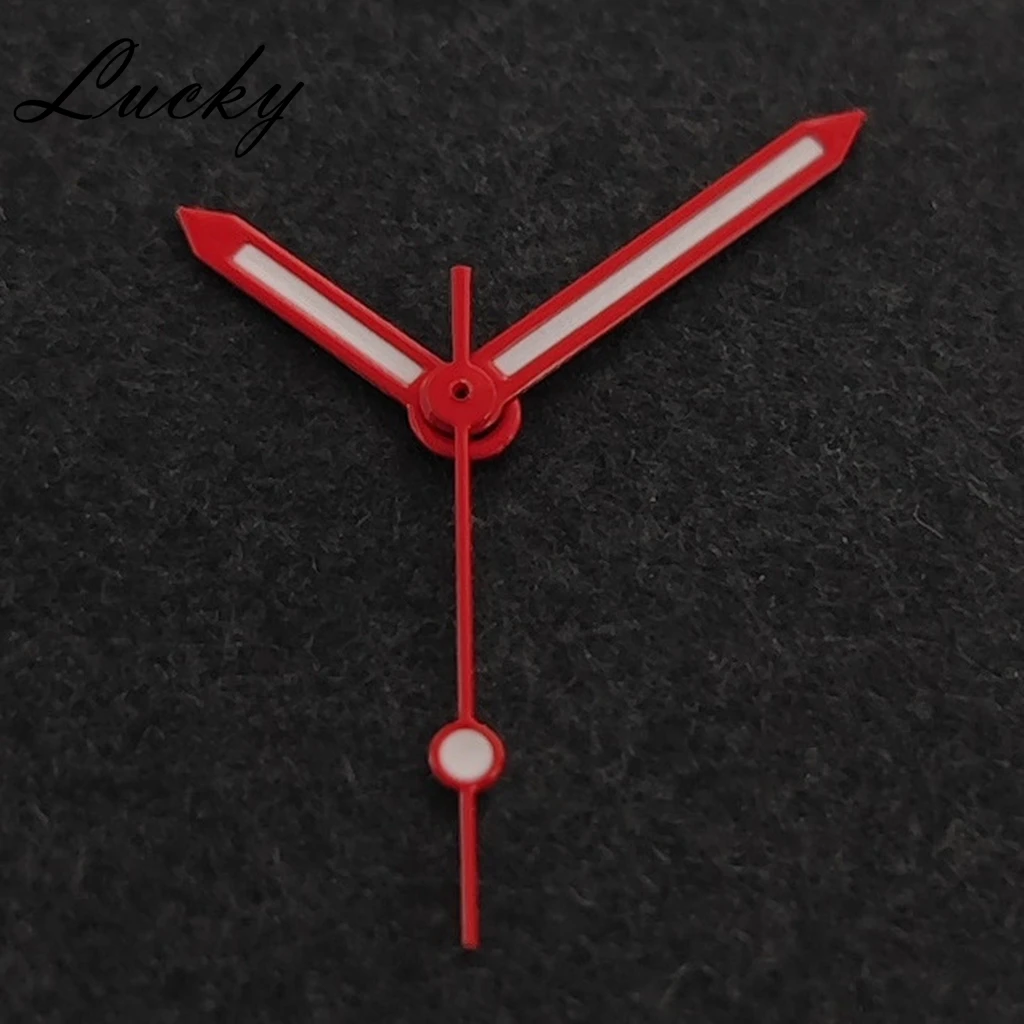 Hohe Qualität NH35 NH36 Hände Grün Leuchtende Rote Uhr Hände Für NH34/NH35/NH36/NH38/4R/7S Bewegung Uhren Zeiger Zubehör Image