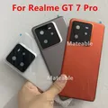 Alloggiamento GT7Pro per Realme GT 7 Pro GT7 Pro Riparazione della copertura posteriore della batteria Sostituisci la custodia posteriore del telefono della porta + obiettivo della fotocamera