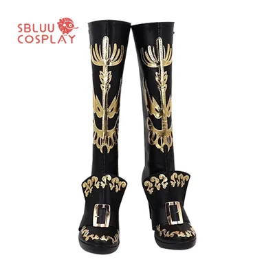 SBluuCosplay Anime Ciel Phantomhive Cosplay Schuhe Männer Frauen Halloween Party Themen Veranstaltungen Nach Maß Stiefel Image