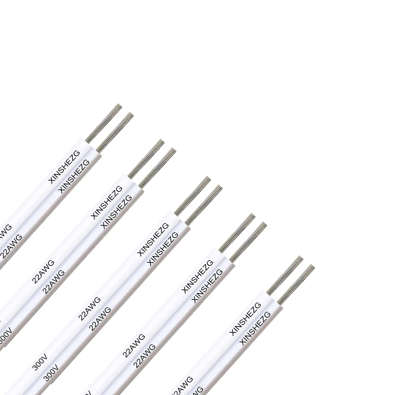 2-poliger elektrischer Draht, verzinntes Kupfer, isoliertes PVC-Verlängerungs-LED-Kabel, 26/24/22/20/18 Gauge AWG für Automobil-Auto-LED-Streifen Image