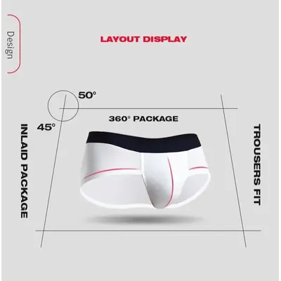 Herrenunterwäsche, Herren-Slips, U-förmige Taschen, atmungsaktive Sommer-Jugendunterwäsche aus Modal, nahtlos, Unterhose mit niedriger Taille Image