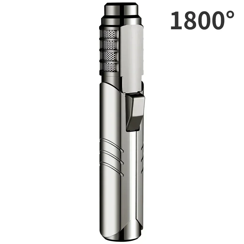 HEISSE Metall-Spritzpistole mit großer Flamme, blaue Flamme 1800 ° c Schweißpistole Butan Gas Fackel Feuerzeug Outdoor Camping BBQ Küche Zündwerkzeug Image