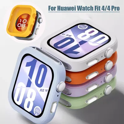 1 stücke Weiche Silikon Hohl Fall für Huawei Uhr Fit 4 4Pro Smart Uhr Stoßstange Schutz für Huawei Uhr fit4 Pro Shell Accessoy Image