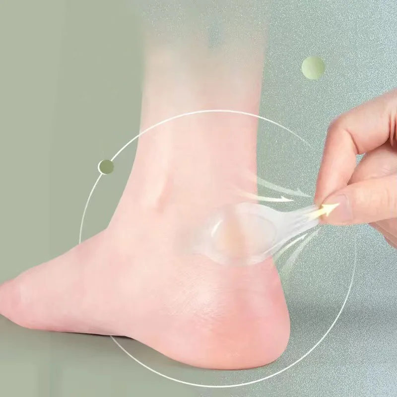 20-teilige Hydrokolloid-Fuß-Fersenpflaster, unsichtbar, transparent, weich, bequem, Fuß-Fersenpflaster, Mischung aus mehreren Formen, lindernde Pflaster Image