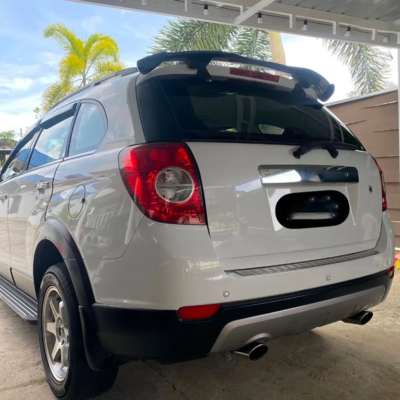 Für Chevrolet Captiva 2006-2023 Jahr Dach Heckspoiler WING ABS Kunststoff Stamm Schwanz Lip Body Kit Zubehör, glänzend schwarz Image