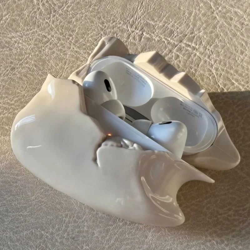 Kapsiya Weiche Silikon Schutzhülle für Airpods Tragbare Audio Video Gerät Kopfhörer Zubehör Kopfhörer Schutzhülle Image