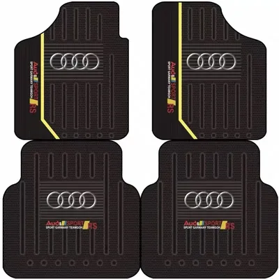 Car Floor Mat Front & Rear Auto Carpet Floor Cushion For Audi A3 A4 A5 A6 A7 B5 B6 C5 C6 8P 8V Q2 Q3 Q5 Q8 TT RS3 RS4 Accessory