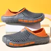 Herrenschuhe, atmungsaktive Slip-On-Sandalen, bequeme Hausschuhe, rutschfest, geruchsabweisend, EVA, Sommer-Strand-Wanderschuh, Sommersandalen