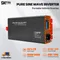 DATOUBOSS PSW-série onduleur à onde sinusoïdale Pure 4000W DC 12V ~ 60V à AC 220V onduleur puissance continue 2000W onduleur solaire