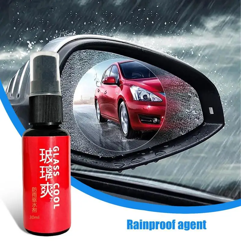 30 ml Auto Glas Anti-Fog Regendicht Mittel Sicher Windschutzscheibe Spray Waschflüssigkeiten Effektive Windschutzscheibe Spray Wasser Entfernung Sicher Image