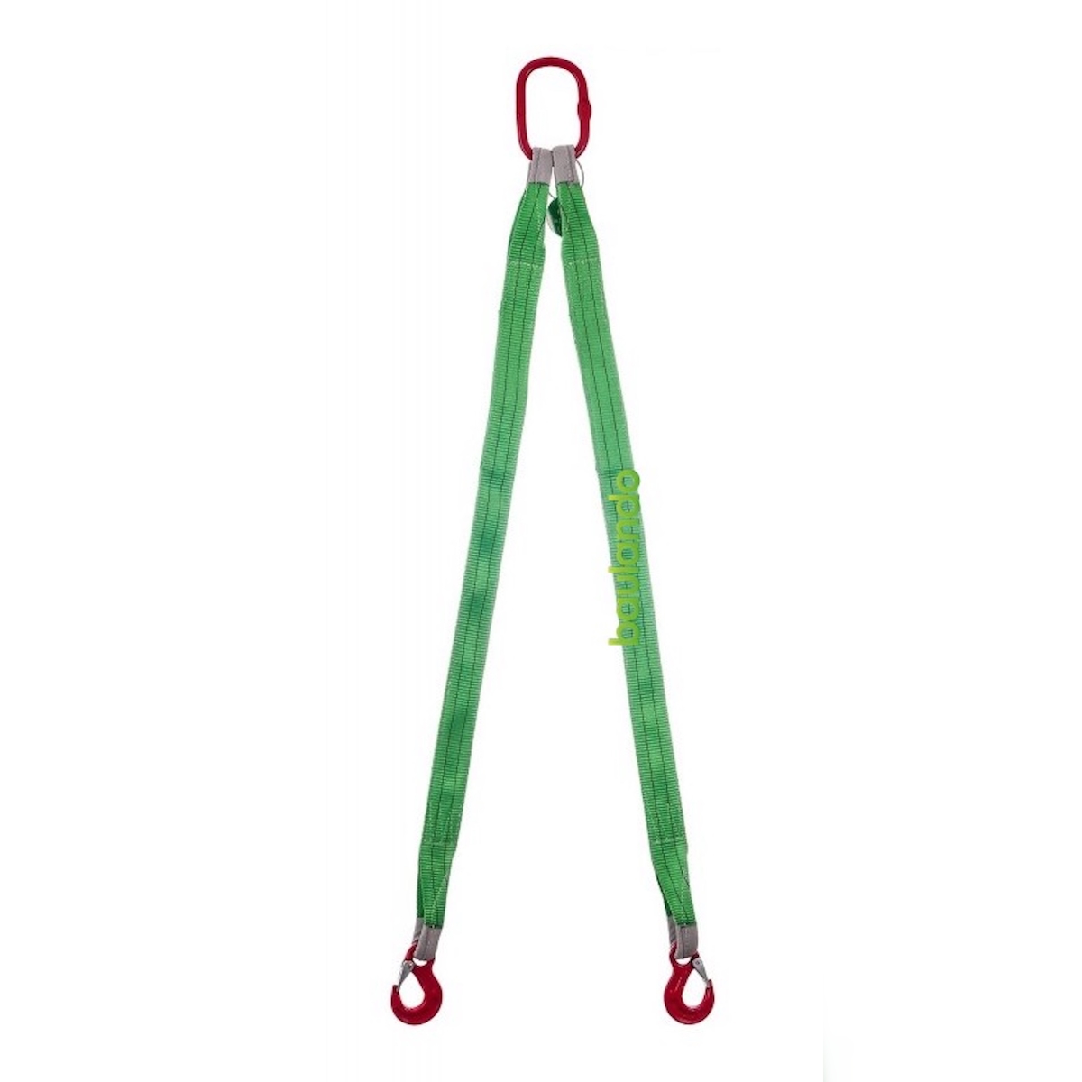 Trizeratop Hebebandgehänge 2 Strang 1400 kg 2 Meter Ösenhaken Image