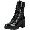 High-Heel-Stiefelette NERO GIARDINI "Nero Giardini Stiefelette Leder", Damen, Gr. 38, schwarz, Leder, casual, Schuhe
