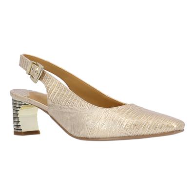 Wide Width Women's Hadyn Slingback Pump by J. Renee in Pearl (Size 12 W)