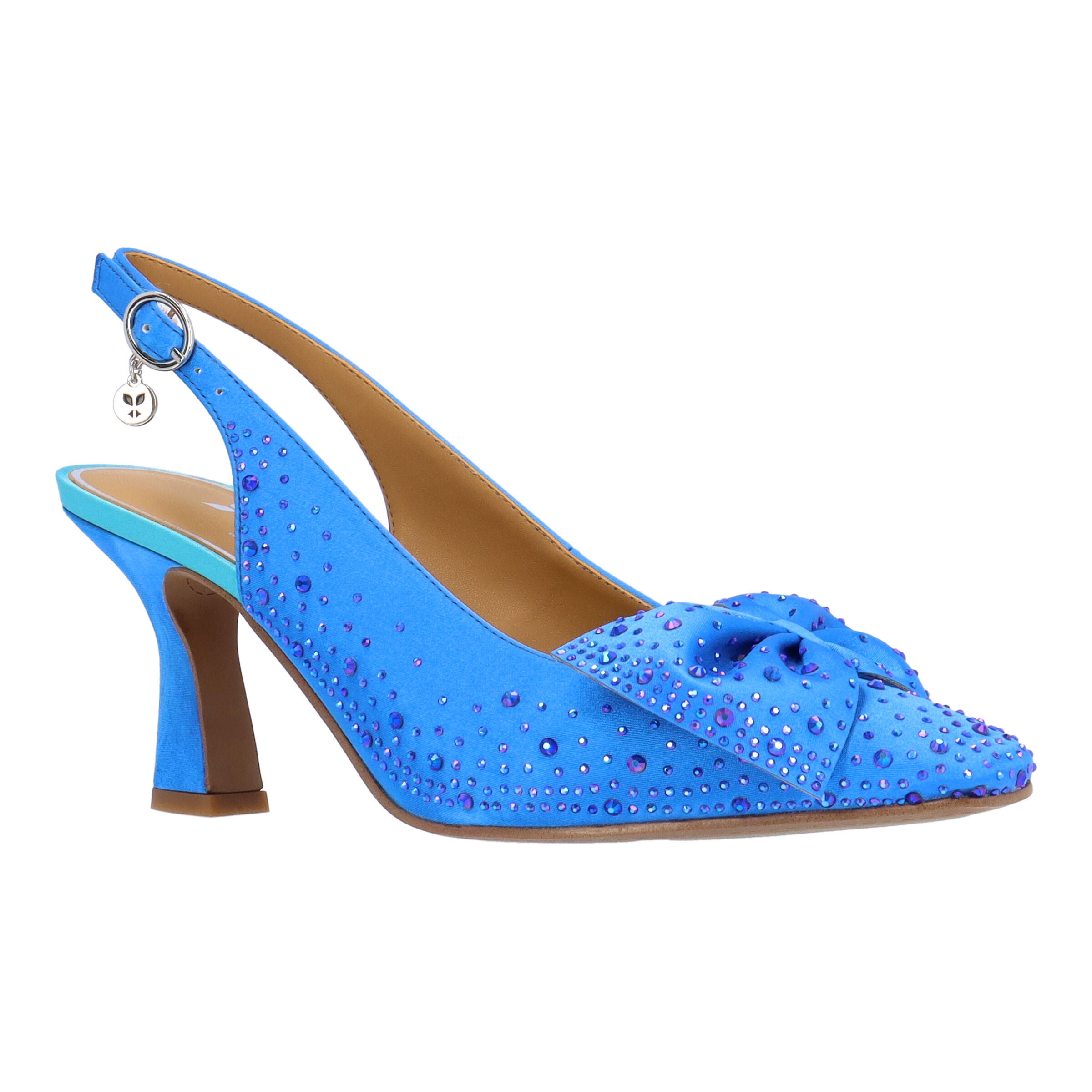 Wide Width Women's Harlan Slingback Pump by J. Renee in Blue (Size 12 W)
