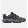 Wanderschuh COLUMBIA "REDMOND™ IV LOW WATERPROOF", Gr. 38, schwarz, citron haze, Mesh, Synthetik, sportlich, Schuhe, wasserdicht