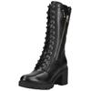 High-Heel-Stiefel NERO GIARDINI "Nero Giardini Stiefel Leder", Damen, Gr. 37, schwarz, Leder, casual, Schuhe