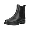 Stiefelette GABOR COMFORT "Gabor Comfort Stiefelette Leder/Textil", Damen, Gr. 38,5, schwarz, Leder, Textil, casual, Schuhe
