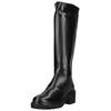 Stiefel NERO GIARDINI "Nero Giardini Stiefel Leder", Damen, Gr. 40, schwarz, Leder, casual, Schuhe