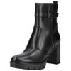 High-Heel-Stiefelette NERO GIARDINI "Nero Giardini Stiefelette Leder", Damen, Gr. 40, schwarz, Leder, casual, Schuhe