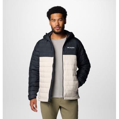 Steppjacke COLUMBIA "POWDER LITE II HOODED JACKET", Herren, Gr. XXL, schwarz stone, schwarz, Obermaterial: 100% Polyester. Wattierung: 100% Polyester, sportlich, Jacken Image