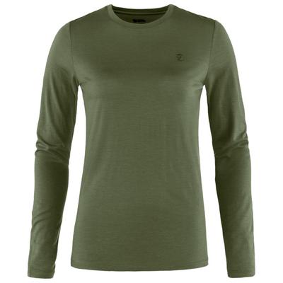 Fjällräven - Women's Abisko Wool L/S - Merinolongsleeve Gr M oliv Image