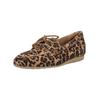 Bootsschuh PAUL GREEN "Paul Green Halbschuhe Veloursleder", Damen, Gr. 41, braun (leopard), Veloursleder, casual, Schuhe