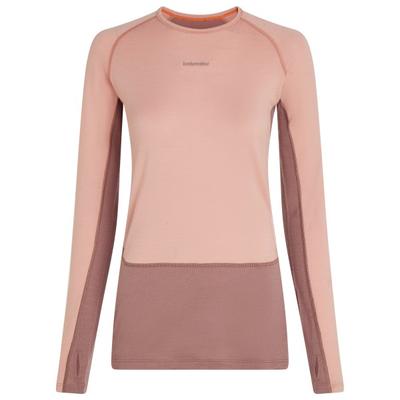 Icebreaker - Women's Merino 200 Zoneknit L/S Crewe - Merinounterwäsche Gr XL rosa Image