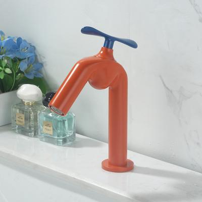 Bathroom Sink Faucet - Classic Painted Finishes Centerset Single Handle One HoleBath Taps