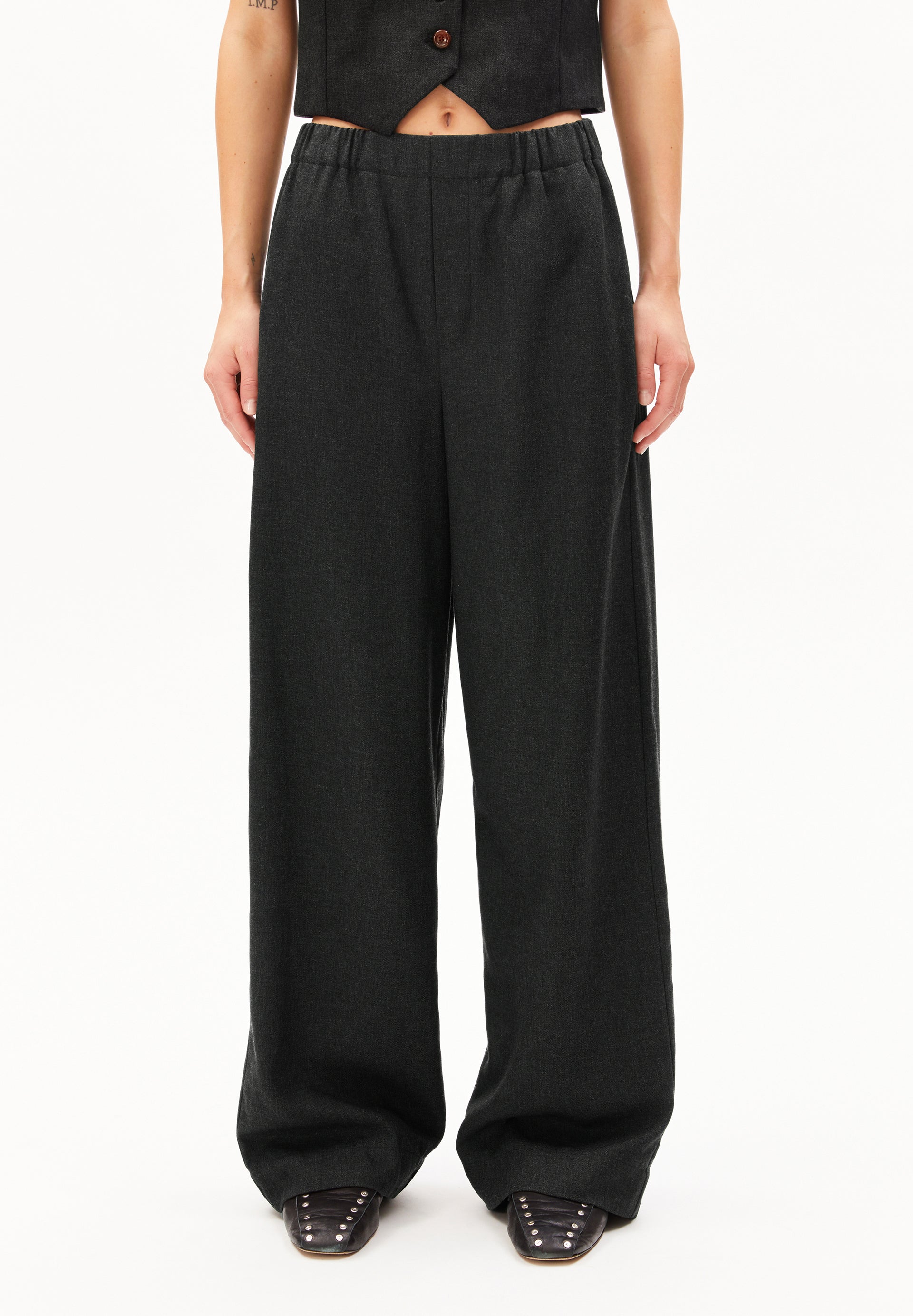 JONVAALIE PREMIUM MEL. | Webhose aus TENCEL™ Lyocell - grau (S) Image