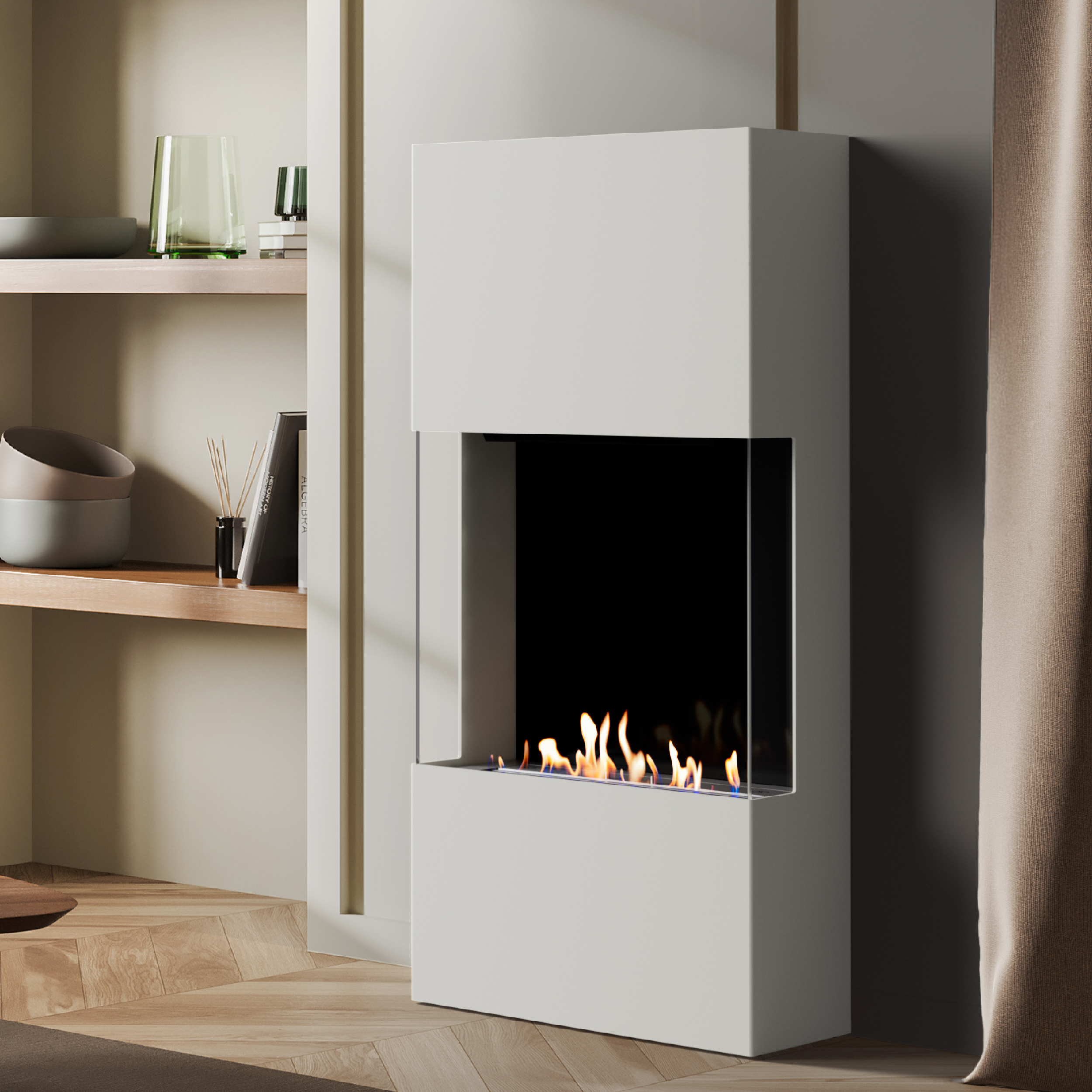 muenkel Design Trix 1235 [Design Bioethanol Kamin]: Weiß Image