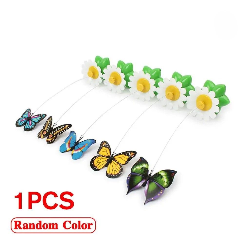 Interactive Rotating Butterfly & Hummingbird Cat Toy butterfly