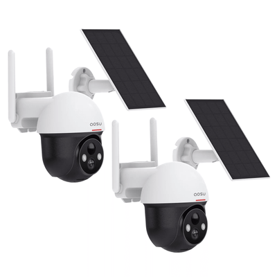 Wireless Solar Home Security Cameras, 2K HD Dome With WiFi, Motion Alarm, Night Vision Wireless Solar Home Security Cameras, 2K HD Dome With WiFi, Motion Alarm, Night Vision