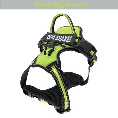 Adjustable Reflective Dog Harness Leash | Mesh Chest Strap & Traction Rope L 2