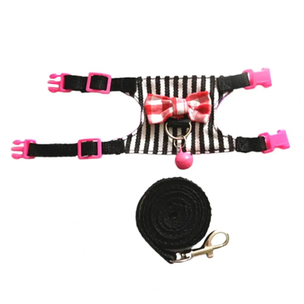 PetChestStrapwith Bowtie: Hamster, Rabbit, Ferret LeaSH S 2