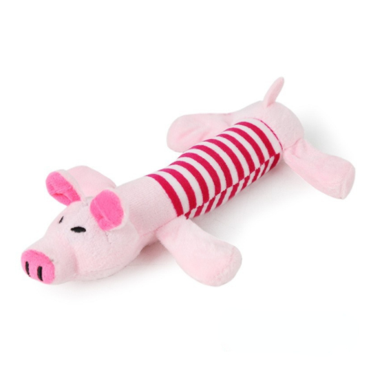 Durable Dog Squeak Plush Toy: Delivery Details & Features pink