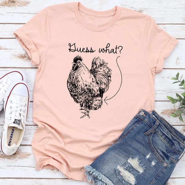 Guess What T Shirt Athletic Heather L