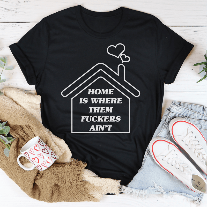 Home Is Where Them Ain't Tee Athletic Heather L