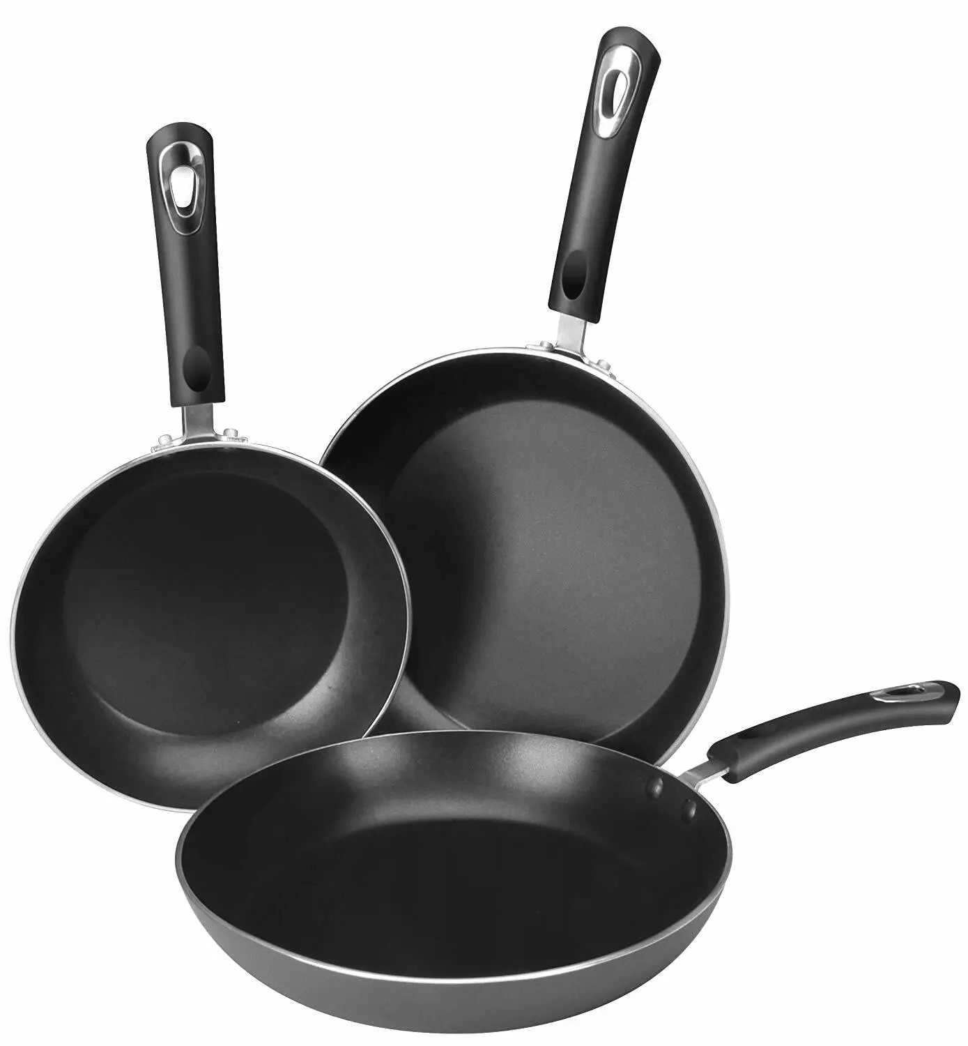 Nonstick Frying Pan Set With Induction Bottom, Utopia Kitchen Skillets, Durable Non Stick Cookware Set Even Heat Cooking Nonstick Frying Pan Set With Induction Bottom, Utopia Kitchen Skillets, Durable Non Stick Cookware Set Even Heat Cooking