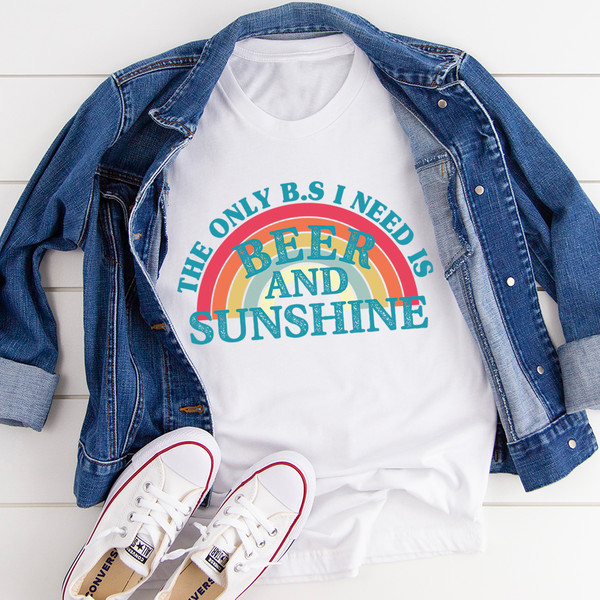 Beer & Sunshine Tee Athletic Heather XL