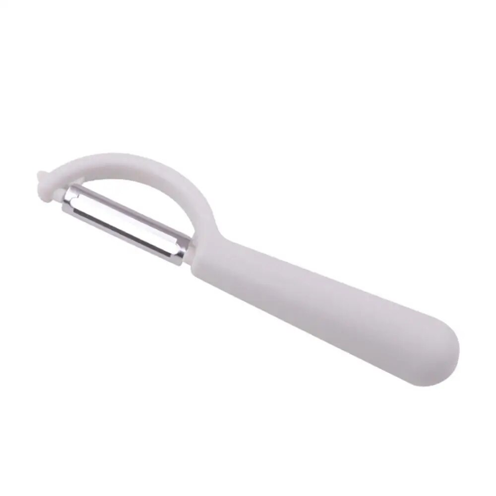 Multi Function Kitchen Fruit And Vegetable Peeler: Non Slip Household Gadgets white