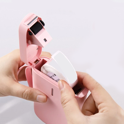 Bluetooth Portable Label Printer Pink