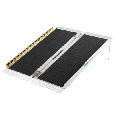 3 Foot Aluminum Folding Wheelchair Ramp Portable Non Slip Mobility Scooter Access Ramp, 600 Lbs Capacity 3 Foot Aluminum Folding Wheelchair Ramp Portable Non Slip Mobility Scooter Access Ramp, 600 Lbs Capacity