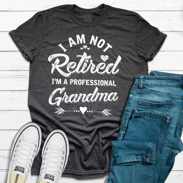 I'm Not Retired I'm A Professional Grandma Navy S