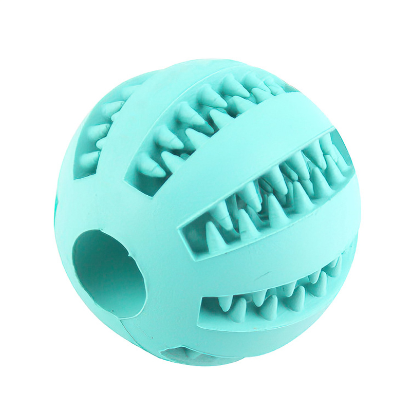 Durable Dog Ball Toys: Interactive Chew Toy For Small Dogs Rubber Tooth Cleaning Ball For Puppy Dental Care And Pet En Light green 5CM